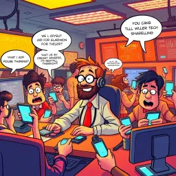Global Phone Chaos - Text-based game