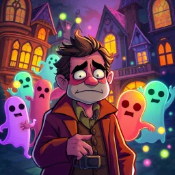 Whose Ghost Is It Anyway? - Text-based game