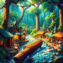 Log Jam: Whose Logs Are These, Anyway? - Text-based game