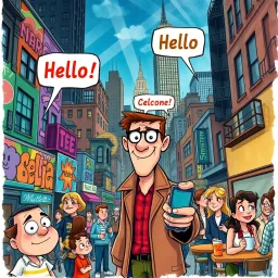 Whose Hellos Are These, Anyway? - Text-based game