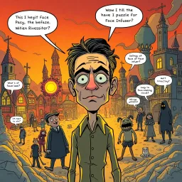 Whose Face Is It Anyway? - Text-based game