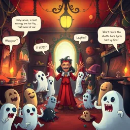 Whose Ghost Is It Anyway? - Text-based game