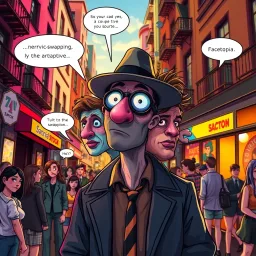 Whose Face Is It Anyway? - Text-based game