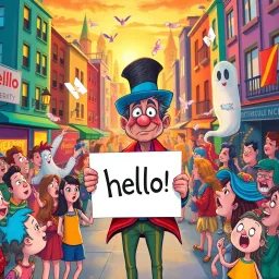 Whose Hello Is It, Anyway? - Text-based game