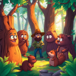 Log Jammed: The Wild Wood Chronicles - Text-based game