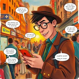 Whose Phone Is This, Anyway? - Text-based game