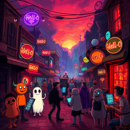 Hell-O: The Afterlife Social Network - Text-based game