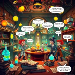 Whose Lab is it Anyway? - Text-based game