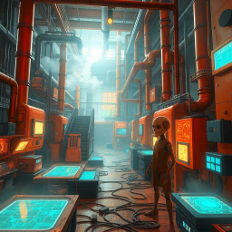 Coolant Chronicles: Factory Frenzy - Text-based game