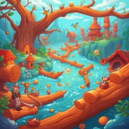Logjam Chronicles: Whose Logs Are These, Anyway? - Text-based game