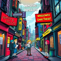 Whose Hellos Are These, Anyway? - Text-based game
