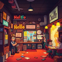 Whose Hellos Are These, Anyway? - Text-based game