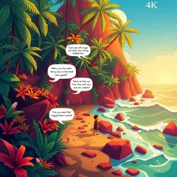 Marooned Misdirection - Text-based game
