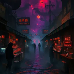 Nightmare Bazaar - Text-based game