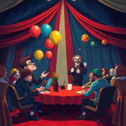 Clowning Around - Text-based game