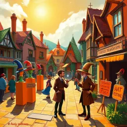 Whose Hat Is It Anyway? - Text-based game