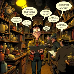 Whose Artifact Is It Anyway? - Text-based game