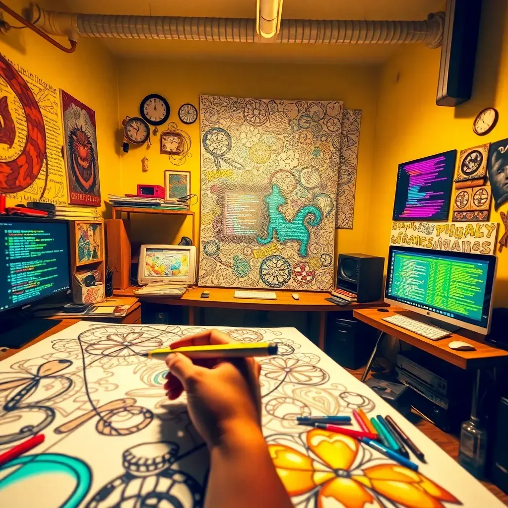 Digital Doodles: The Pen Plotter Adventure