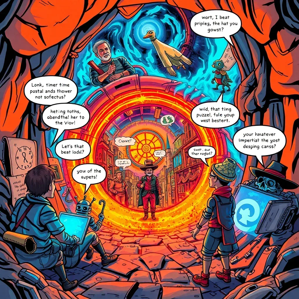 Chronotangle: Whose Adventure is it Anyway?