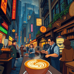 Caffeine Chronicles: The Quest for the Perfect Brew - Text-based game