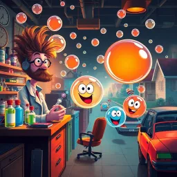 Microbubble Mayhem - Text-based game