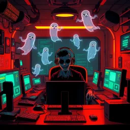 Haunted Byte: Who's This? - Text-based game