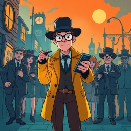 Chrono-Chums: The Time Warp Whodunit - Text-based game