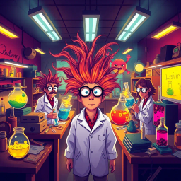 Lab Shenanigans - Text-based game