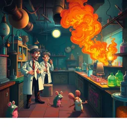 Whose Lab Is It Anyway? - Text-based game