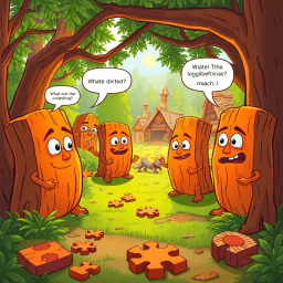 Log Jam: The Great Timber Tangle - Text-based game
