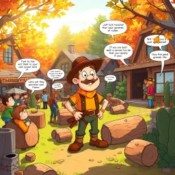 Whose Logs Are These, Anyway? - Text-based game