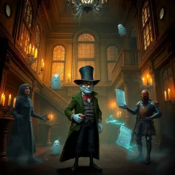 Whose Haunt Is This? - Text-based game
