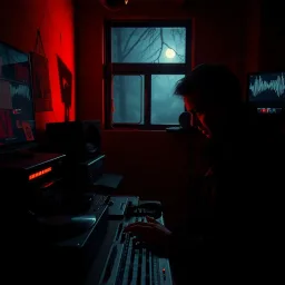 Nightcall: Who's There? - Text-based game
