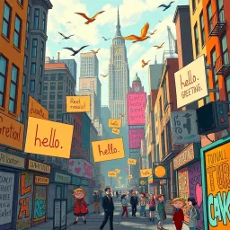 Whose Hellos Are These, Anyway? - Text-based game