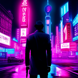 Neon Noir - Text-based game