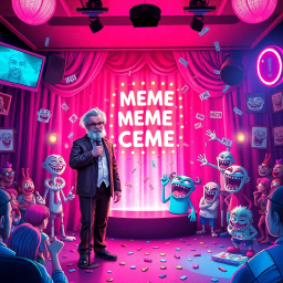 Memeception: The Comedy Chronicles - Text-based game