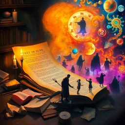 ChronoScript: Whose Story Is It Anyway? - Text-based game