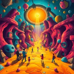 Spectrum Wars: Which Dimension Is It Anyway? - Text-based game