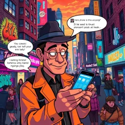 Whose Phone Is This, Anyway? - Text-based game