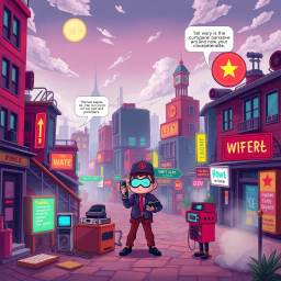 Who Are You Calling Hello? - Text-based game