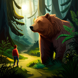 Grizzly Encounter - Text-based game