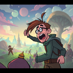 MetaQuest: Whose Adventure Is It Anyway? - Text-based game