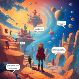 Questception: Whose Adventure is it Anyway? - Text-based game