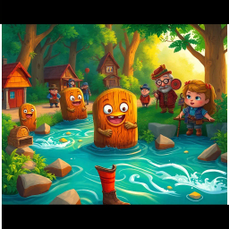 Log Jam: Whose Logs Are These, Anyway? - Text-based game