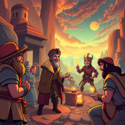 Relic Rumble: Whose Is It Anyway? - Text-based game