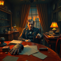 Whose Glove is This? - Text-based game