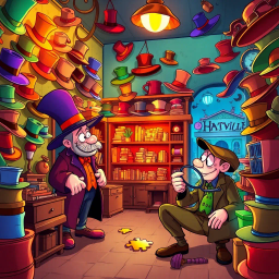 Whose Hat Is It Anyway? - Text-based game