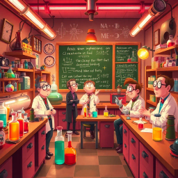 Whose Lab Is It Anyway? - Text-based game