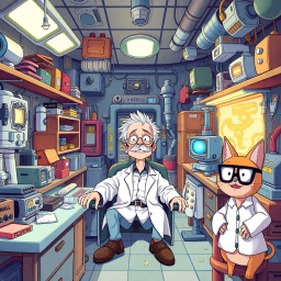 Whose Lab Is It Anyway? - Text-based game