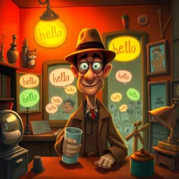 Whose Hello Is It, Anyway? - Text-based game